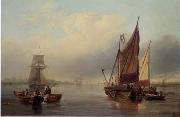 unknow artist Seascape, boats, ships and warships. 134 oil painting reproduction